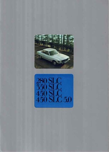 Brochure mercedes 280 350 450 - brochure, 280/350/450