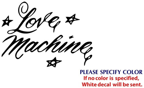 Adesivo love machine gioco - machine,