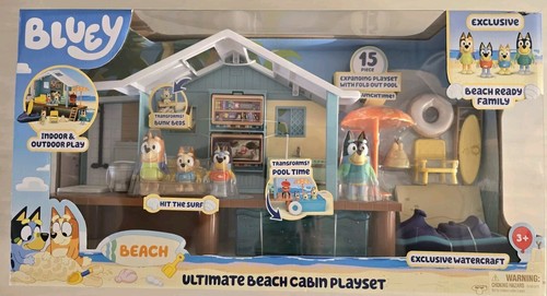 Bluey family beach - bluey, cabin