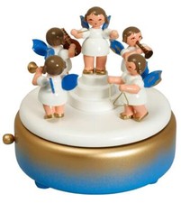 Carillon Con Angeli Blu Bxhxt