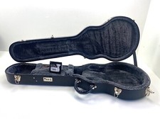 Custodia chitarra Gibson anni 2000 nera ★ adatta per chitarre Les Paul ★ grigio peluche ★ ottima ★