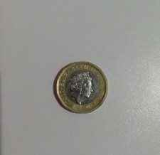 Moneta Rara One Pound sterlina Regina Elizabeth II 2017 Collezione