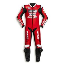 DUCATI Tuta Moto Corsa Moto Tuta Pelle di Vacchetta Personalizzata