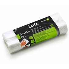 Laica VT3509 Confezione da 2 Rotoli Sottovuoto per Alimenti Formato 28 x 600 cm