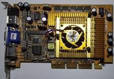 Scheda Video Asus AGP Vintage Nvidia GeForce 3 TI 200 V8200T2 64M