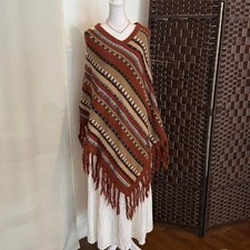 Poncho peruviano ALPACA con