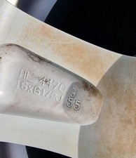 Cerchio in Lega HONDA CIVIC 8a Serie (dal 12/2005) 16 pollici 16 6.5J 5x114.3 ET