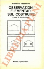TESSENOW Heinrich - Osservazioni elementari sul costruire. (3-50346)