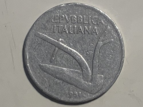 Moneta lire spighe anno - lire,