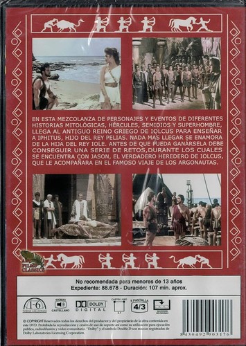 Hercules dvd 1958 fatiche - hercules,