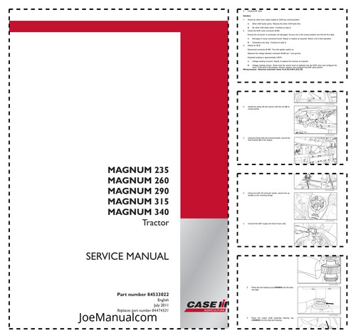 Case magnum 235 260 - 235, 315