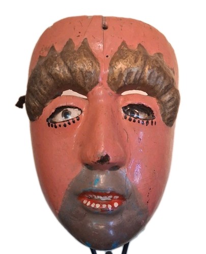 Maschera danza maya legno - danza, in