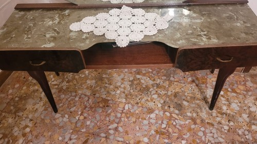 Consolle bassa con ripiano - bassa,