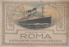 PIROSCAFO ROMA - NAVIGAZIONE