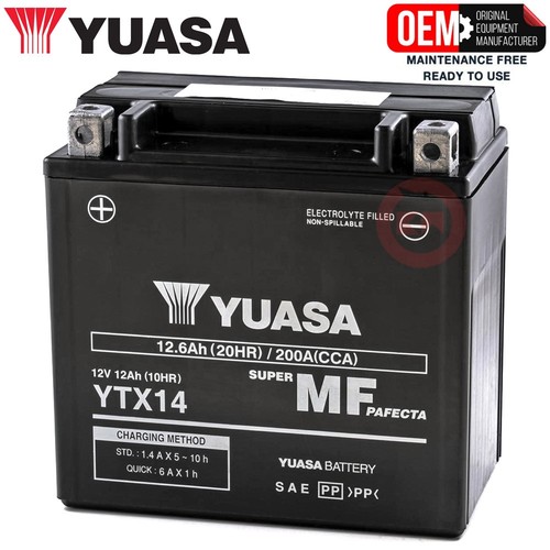 Batteria ytx14 yuasa - batteria, ytx14-bs