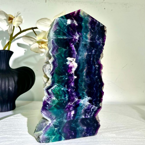 Colonna cristallo fluorite