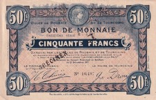 50 Francs - Ville -