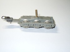 LIMA HO TRENO CARRELLO FOLLE 3 ASSI PER LOCOMOTORE CONTATTI PIGNONE RUOTE METALL