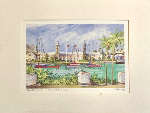 The clock tower dock yard - at,
