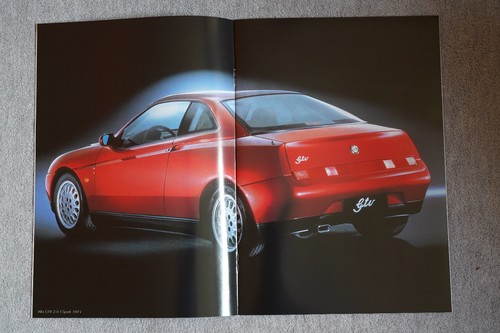 Alfa romeo gtv depliant - alfa, gtv,
