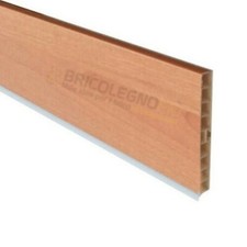 Zoccolo per cucina in PVC finitura colore noce chiaro castiglia varie altezze