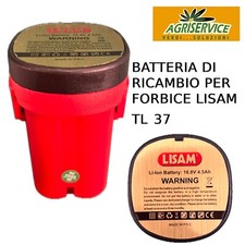 Batteria di ricambio originale LISAM Li-Ion 16.8V 4.5Ah per forbice TL 37