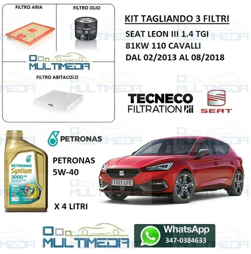 Kit tagliando filtri - kit,