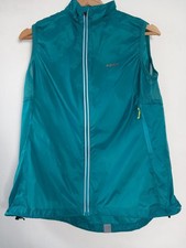 Gilet smanicato Alpkit Arro turchese teal full zip camicia a vento taglia 12