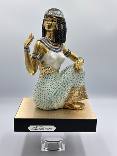 Statuetta porcellana egitto - porcellana,