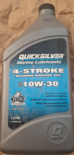Quicksilver 10w30 olio - quicksilver, lt