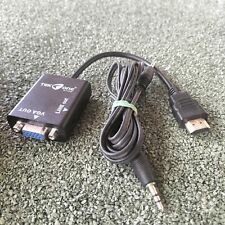 Adattatore da HDMI a VGA per Monitor VGA e cavo Audio OUT 3,5mmTekOne TO-HDMI-G1