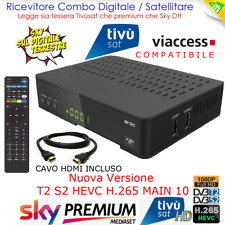 DECODER RICEVITORE TIVUSAT 220 VOLT E 12 VOLT PER CAMPER CAMIOM BARCHE BAITE SAT