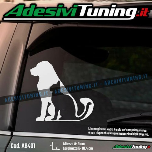Adesivo cane gatto sticker - -,