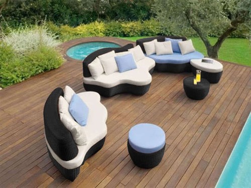 Divano salotto rattan - divano,