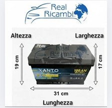 BATTERIA 100AH 900A 12V