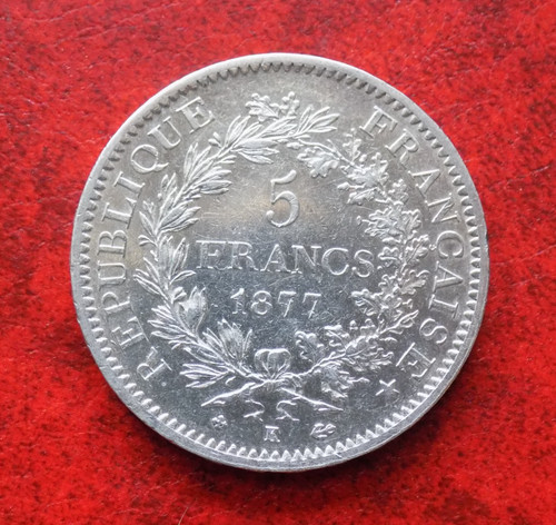 Francia franchi 1877 zecca - francia,