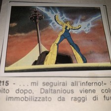 FIGURINA N.215 DALTANIOUS  ALBUM PANINI 1981 ORIGINALE OTTIMA DA RECUPERO