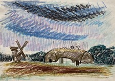 Paesaggio Con Casa Rustica E