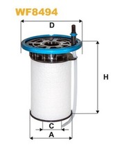 WF8494 FILTRO CARBURANTE PER