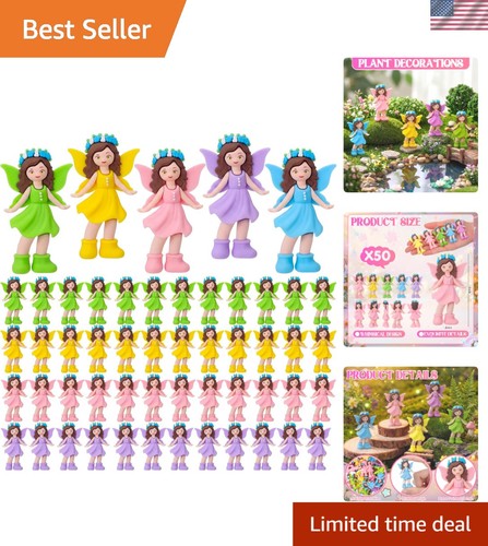 Mini figurine fata colorate - 50,
