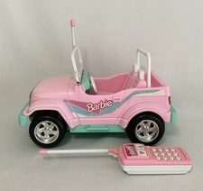 Vtg 1998 Barbie Jeep VIDEO