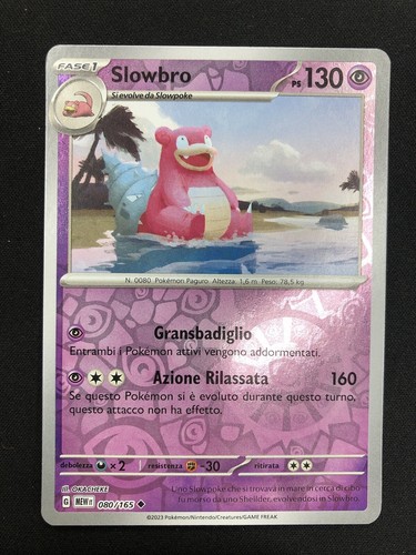 Pokemon 151 slowbro - slowbro, 080/165