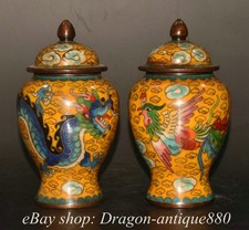 Coppia di barattoli vaso