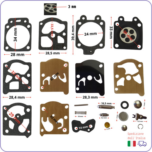 Kit riparazioni guarnizioni - riparazioni,