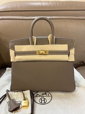 Hermes Birkin25 Handbag Etoupe