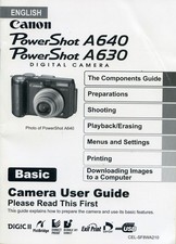 Canon Powershot A640 A630