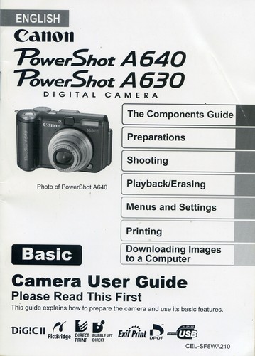 Canon powershot a640 - canon,