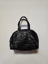 Rara Borsa Onitsuka Tiger Vintage Nera pelle Stile Bowling Doctor Bag