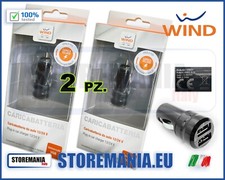 2 PEZZI CARICABATTERIE AUTO