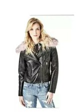 Giubbotto di ecopelle donna Guess